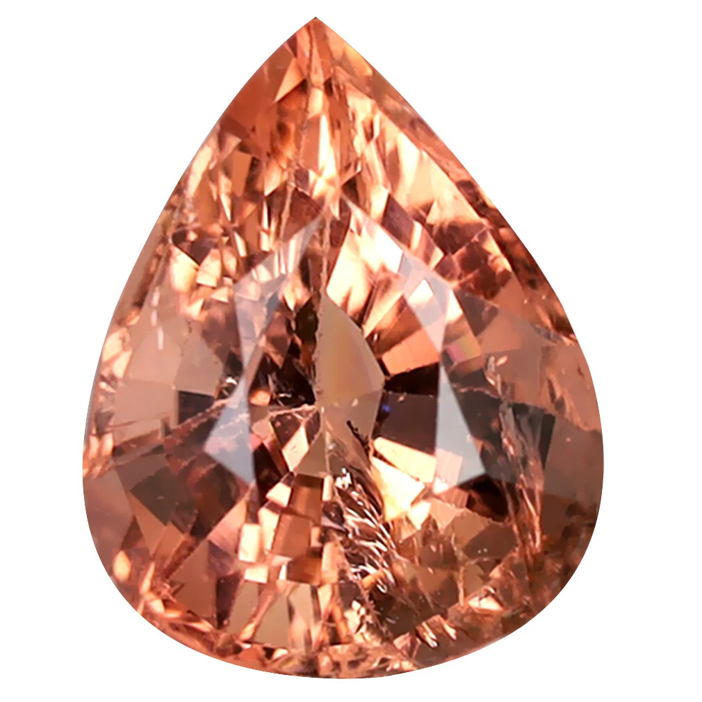 84.80 Carat Pink Tourmaline Loose Gemstone – Pear Shape For Jewelry Making