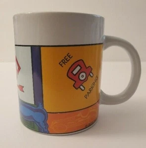 Hasbro 2005 Monopoly (Free Parking, Go, Dice, Chance) Coffee Cup Mug by Sherwood - Picture 1 of 4
