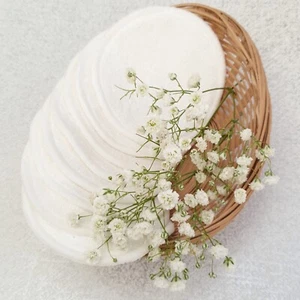 Wiederverwendbare Make-up Entferner Pads Bambus Baumwolle Waschbar Gesichtspads Umweltfreundlich Geschenk - Bild 1 von 10