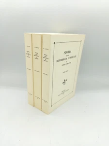 STORIA DELLA REPUBBLICA DI FIRENZE 3 tomi" Capponi 1876 anastatica 1976 COMPLETA - Picture 1 of 1