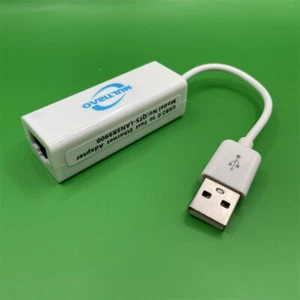 Real 100Mb USB 2.0 to Fast Ethernet 10/100 RJ45 Network LAN Adapter Card Dongle - Picture 1 of 4