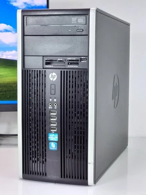 HP Compaq Windows XP Spiele PC i3 3.30 GHz Computer 250GB 4GB DVD COM AMD 1GB GK - Bild 1 von 4