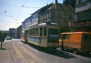 Originaldia Straßenbahn Kiel Wagen 271, 71 , 10.05.1980 - Picture 1 of 1