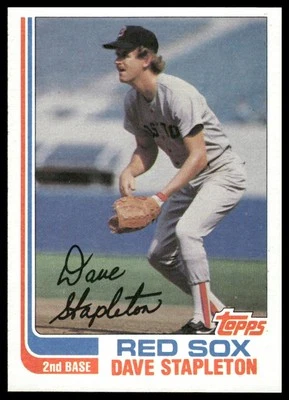 1982 Topps #589 Dave Stapleton Boston Red Sox - Image 1 of 2