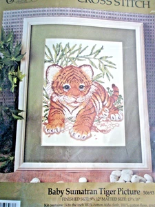Something Special Baby Sumatran Tiger Counted Cross Stitch Kit 50693 New - Picture 1 of 4