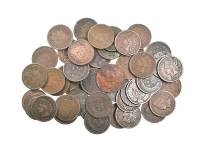 (50) 1890 - 1899’s Era Indian Head Cents Penny Lot Collection US Coin Roll *502 - Image 1 of 2