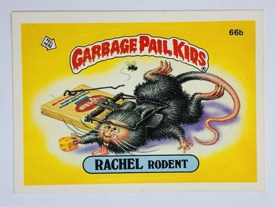 1985 Topps Garbage Pail Kids -Series 2 #66b RACHEL RODENT -Glossy (EX) See PICS - Image 1 of 4
