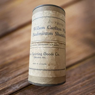 Volantes de bádminton de plástico Wilson Carlton de colección (3) tubo años 50-60 Foto 1 de 4