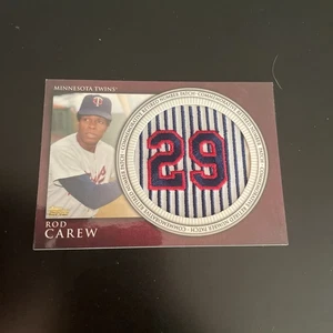 Topps 2012 - Varilla de parche número retirado fabricada Carew #RN-RC - Imagen 1 de 4