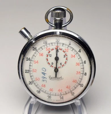 RELOJ BOLSILLO MECÁNICO VINTAGE ALEMANIA HANHART PALANCA 7 JOYAS CRONÓMETRO Foto 1 de 4