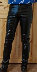 Lederhose Kunstlederhose Kunstleder PVC Herren - Bild 1 von 6