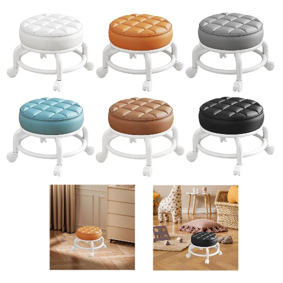 360° Rotating Low Roller Seat Stool Swivel Chair Lightweight Universal Swivel - Image 1 of 1
