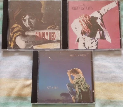 Picture Book / A New Flame / Stars CD Simply Red 3 CDs job lot Money's Too Tight - Image 1 of 2