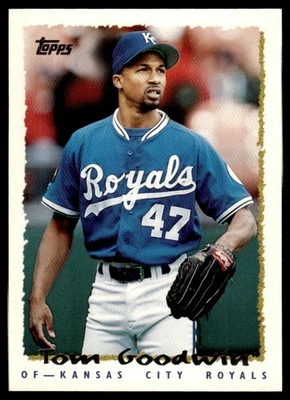 1995 Topps Traded & Rookies Tom Goodwin Kansas City Royals #86T - Image 1 of 2