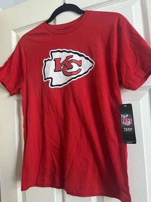 Camiseta Kansas City Chiefs Juvenil Grande 14/16 Roja Blanca Niños Informal Atlética Nueva con Etiquetas Foto 1 de 4
