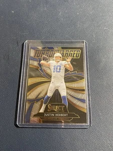 2020 Panini Select - Turbocharged Justin Herbert #T24 RC LA Chargers PWE - Picture 1 of 2
