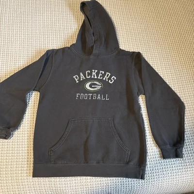 Sudadera con Capucha de Fútbol Green Bay Packers Reebok Niños Jóvenes Pullover 14/16 Grande Gris Foto 1 de 4