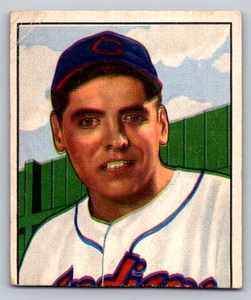 1951 Bowman Baseball Mike Garcia #150 Cleveland Indians Cut/Trimmed Low Grade - Picture 1 of 2