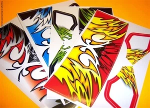 Downforce 1/8 Scale Buggy Spoiler Design Decal Set - Picture 1 of 1