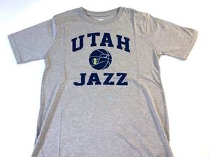 Utah Jazz NBA Basketball Team Gray T-Shirt New! Boys MEDIUM 10 12 - Picture 1 of 1