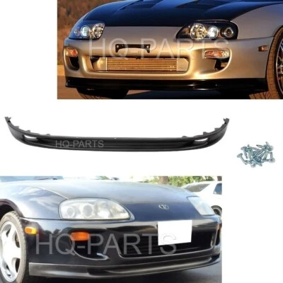 Fits 93-98 MK4 Supra Magic Whifbitz Aero Style Front Bumper Lip Chin Spoiler PU - Image 1 of 2