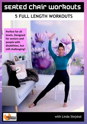 Chair Pilates & Cardio DVD | Low Impact | Seniors & Disabilities | 5 Workouts! - Image 1 of 2