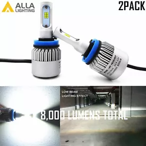 Alla Lighting CSP LED Best Seller H11 Headlight Replacement Bulb,Xenon White 6K - Picture 1 of 9