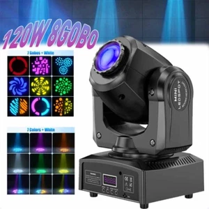 Luz principal móvil LED 120W RGBW Gobo Beam escenario DMX iluminación puntual DJ discoteca - Imagen 1 de 11