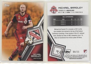 2018 Topps MLS Orange /25 Michael Bradley #59