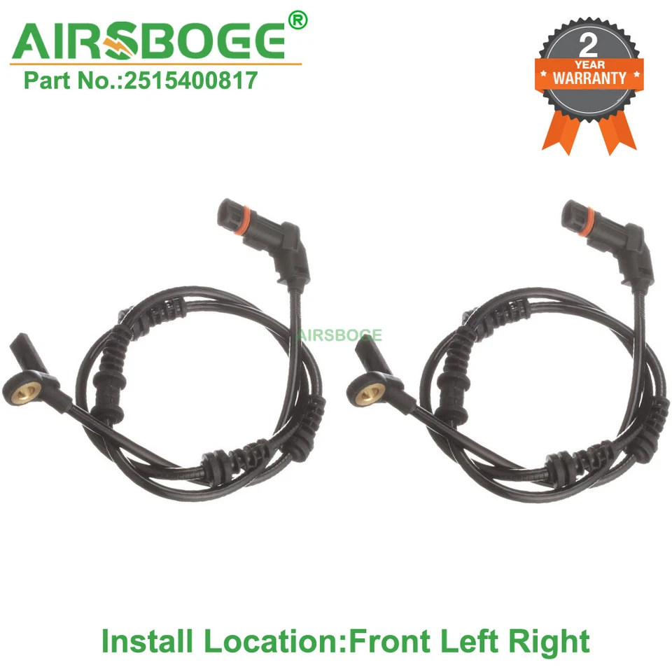 2X Sensor de Velocidade ABS Frontal Esquerdo Direito Para Mercedes-Benz R320 R350 R500 2515400817 - Imagem 1 de 4