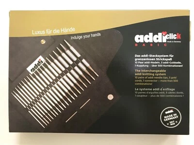 Juego de agujas de tejer intercambiables Addi Click @Sale Foto 1 de 4