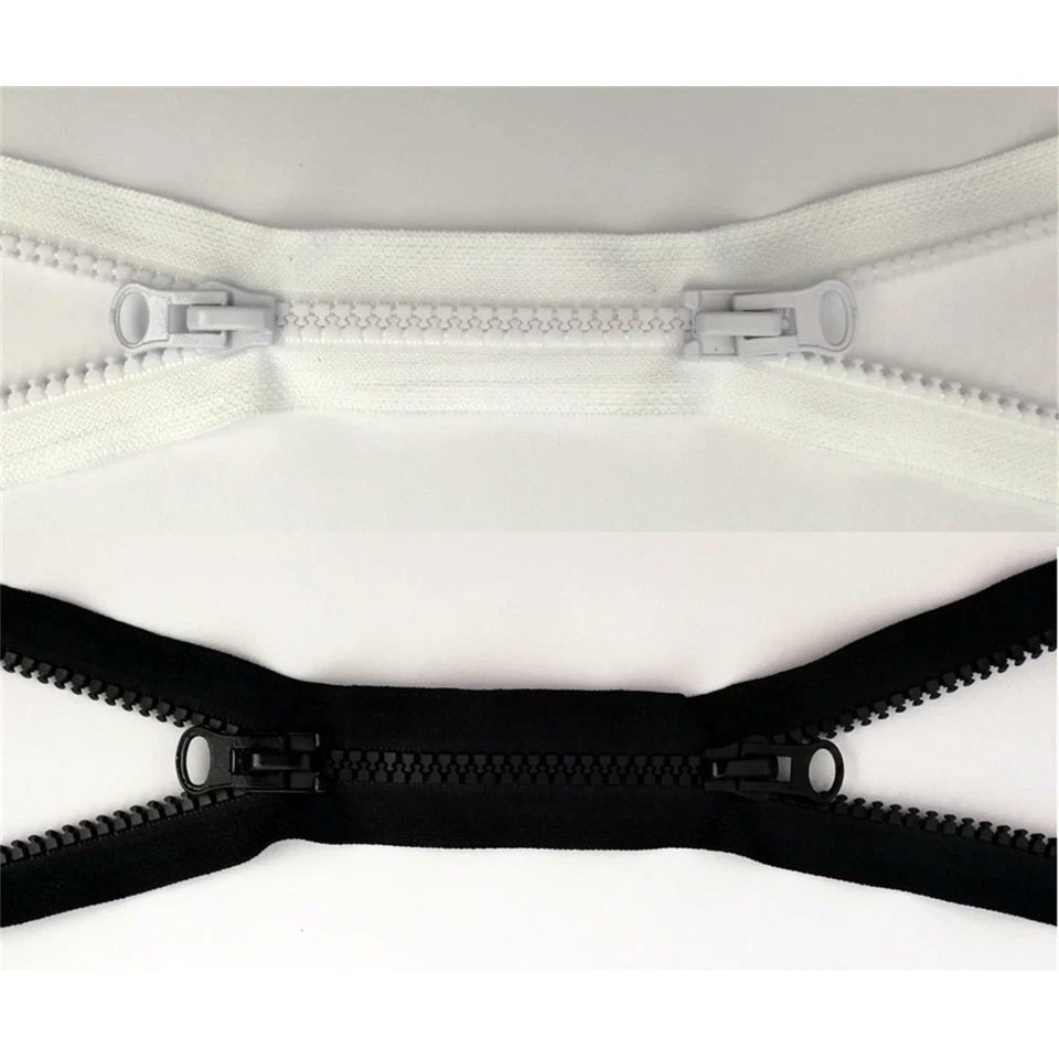 2 Wege Reißverschluss 30 bis 100 cm Zweiwege 5mm Grob für Zelte Tasche Koffer - Bild 1 von 1
