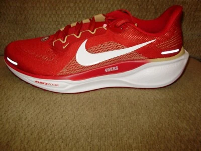 NFL San Francisco 49ers NIKE AIR ZOOM PEGASUS 41 FZ5070-600 Men's Shoes 10.5M - Image 1 of 4