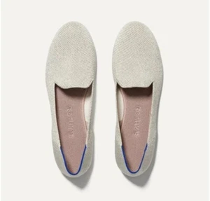 Rothy’s Women’s The Loafer In Diamond Twill (Sparkling) Size US 6.5 New In Box - Picture 1 of 9