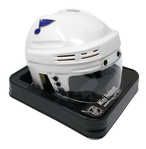 ST. LOUIS BLUES NHL LICENSED WHITE MINI HELMET Cover