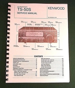 Manuel d'entretien Kenwood TS-50S : avec ensemble complet de schémas de dépliage (jusqu'à 11"X31") - Photo 1/1