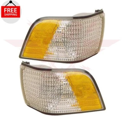 New Front Side Corner Light Left & Right Set of 2pc Fits 1991-1996 Buick Century Foto 1 de 4