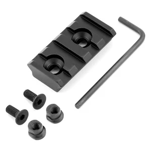 4 Slot Picatinny Weaver Rail Section Tactical Handguard Mount System Aluminium - Bild 1 von 3