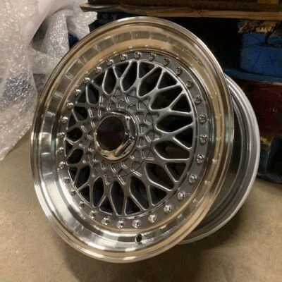 16" RS STYLE GUNMETAL WHEELS RIMS 4X114.3 4X100 BRAND NEW SET OF 4 16X7.5 +35 Foto 1 de 2