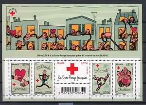 FRANCE - 2012 Red Cross souvenir sheet #B724 - VF MNH - Picture 1 of 1