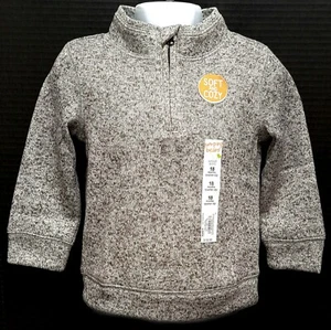 Jumping Beans Soft/Cozy Quarter Zip Fleece Sweater Infant/Toddler Size 18MOS NWT - Picture 1 of 9