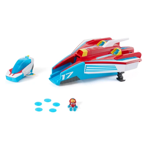 Paw Patrol Super Paws 2 in 1 Transforming Mighty Pups Jet Command Center (Used) Cover