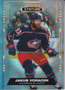 21-22 UPPER DECK STATURE BASE CARD - JAKUB VORACEK #73 COLUMBUS BLUE JACKETS - Picture 1 of 1