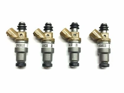 JUEGO DE 4 INYECTORES DE COMBUSTIBLE DENSO 1992-1995 TOYOTA PASEO 1,5 L L4 23250-11100 Foto 1 de 2