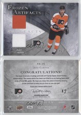 2010-11 Upper Deck Artifacts Frozen Jersey Silver /50 Jeff Carter #FA-JC