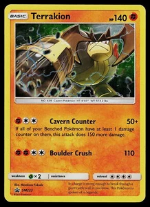 Pokemon SM Promos SM223 Terrakion Cosmos Holo - Picture 1 of 2