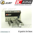 King Big End Con Rod Bearings CR6609AM 0.75 Oversize For BMW M30 3.0-3.2-3.5