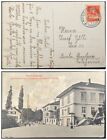 1922 Switzerland #177 w Meisterschwanden cancel & View Card of Street Scene  *d
