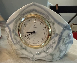 Retired Lladro #5655 Segovia clock excellent working signed by artist - Picture 1 of 9