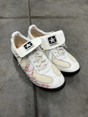 Vintage 80s Deadstock Converse Football Cleats Unknown Signed - Image 1 of 4